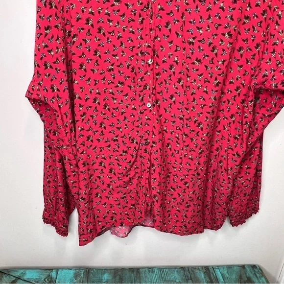 Zadig & Voltaire Tamis Liberty Floral-print Button-down Shirt Size Large - Picture 5 of 14